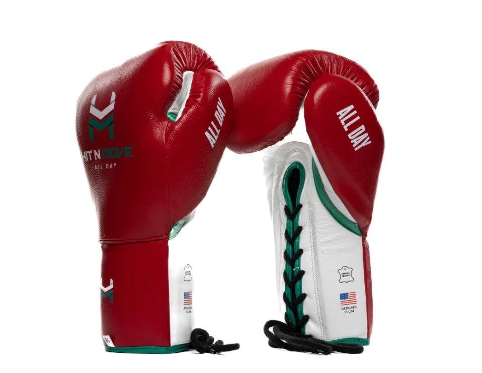 Hit N Move Pro Balance Lace Up Gloves (Click For More Colour Options)