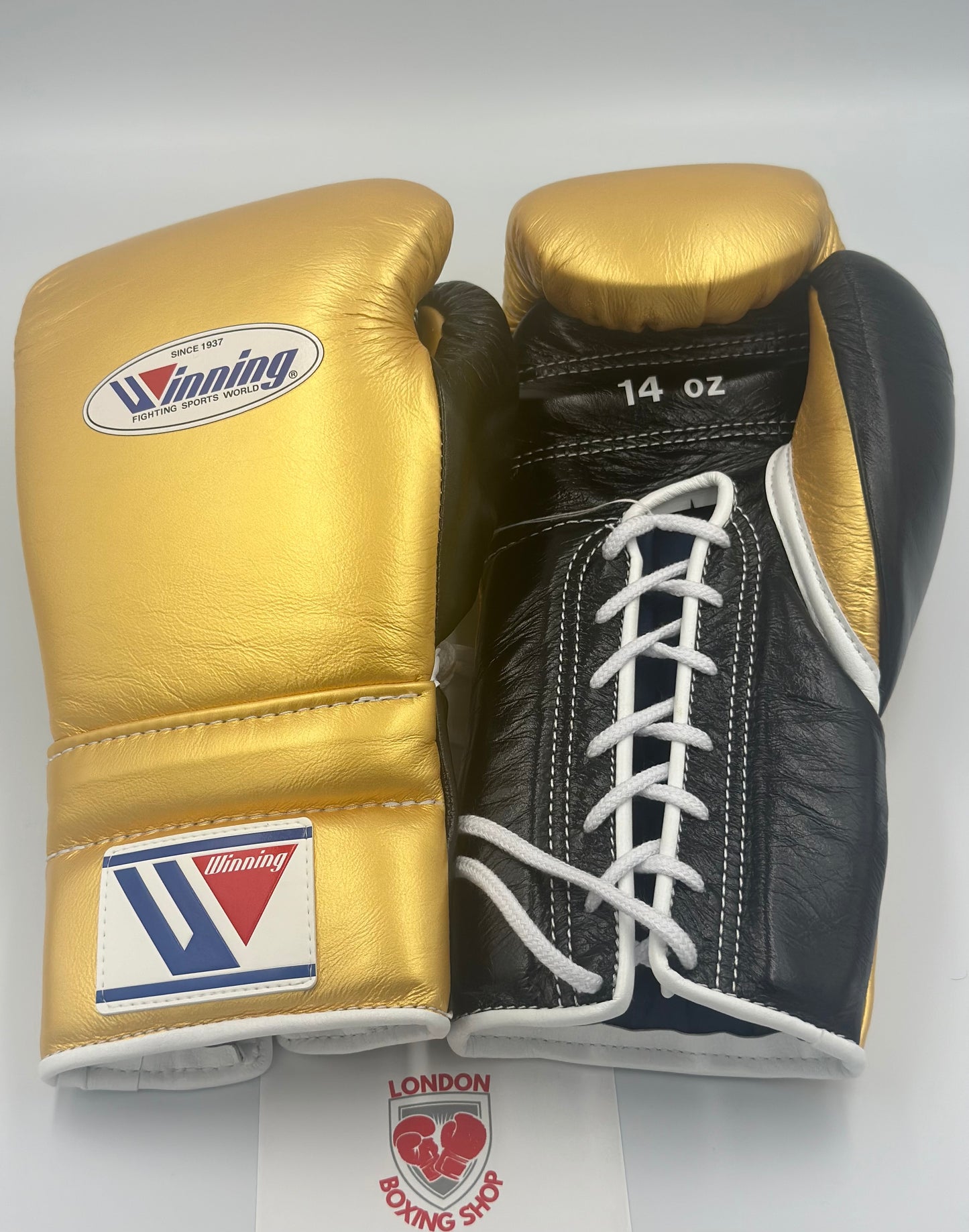 Custom Gold/Black Winning Sparring Gloves