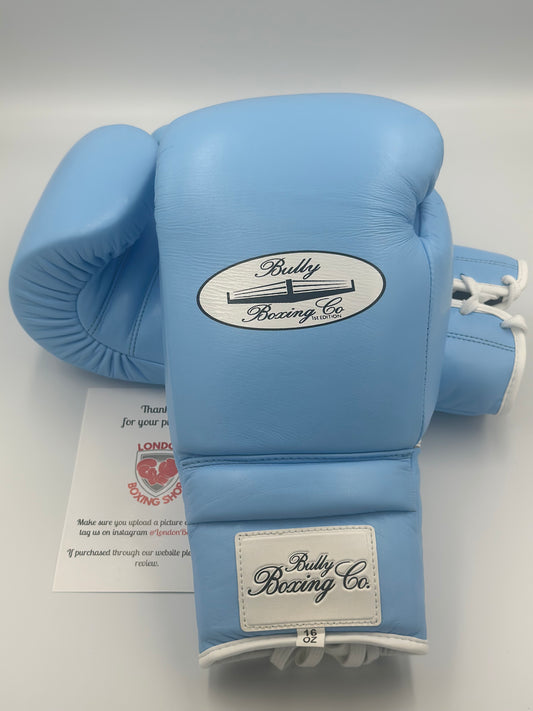Baby Blue Sparring Gloves Bully Boxing