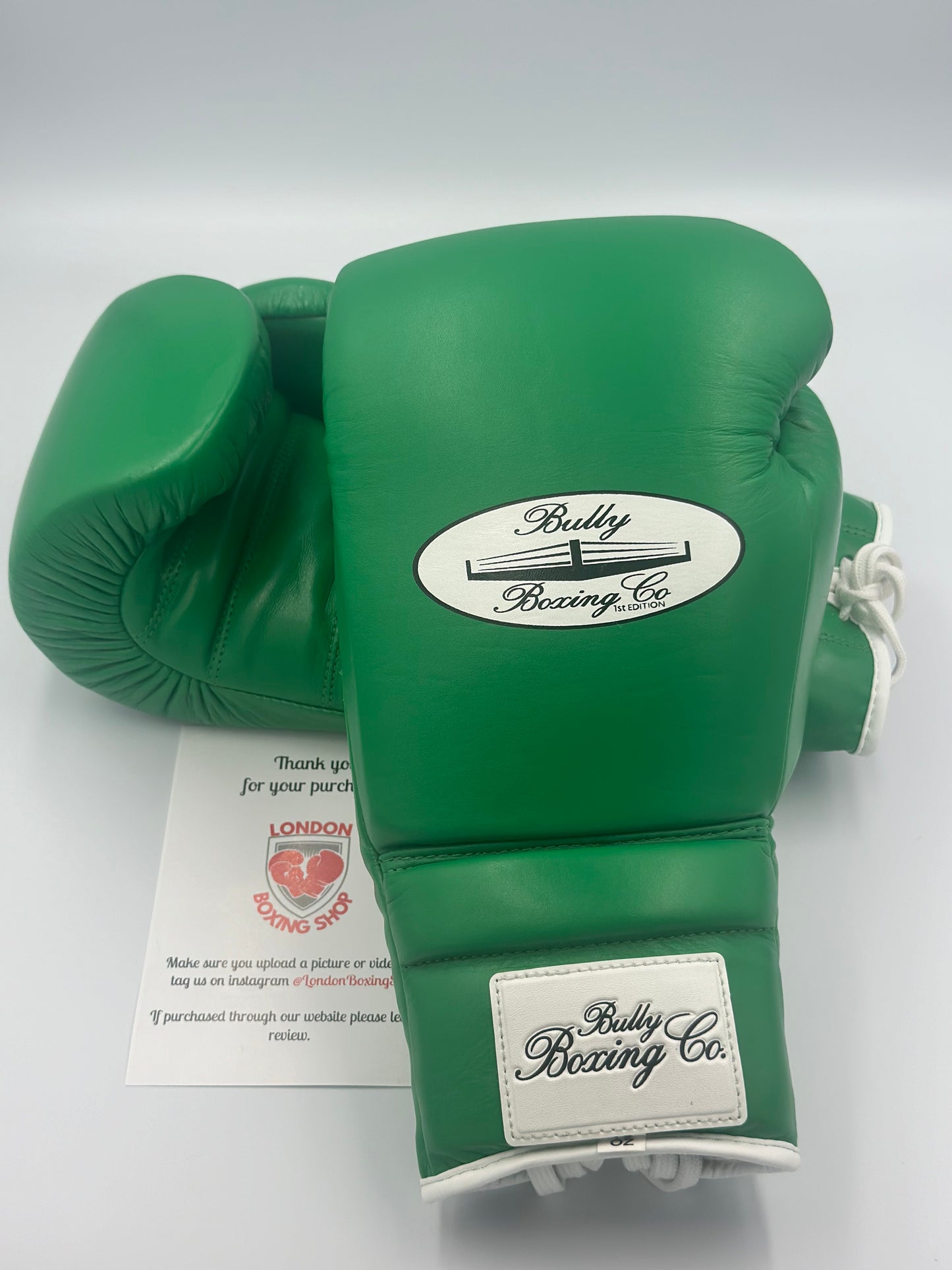 Green Sparring Gloves Bully Boxing