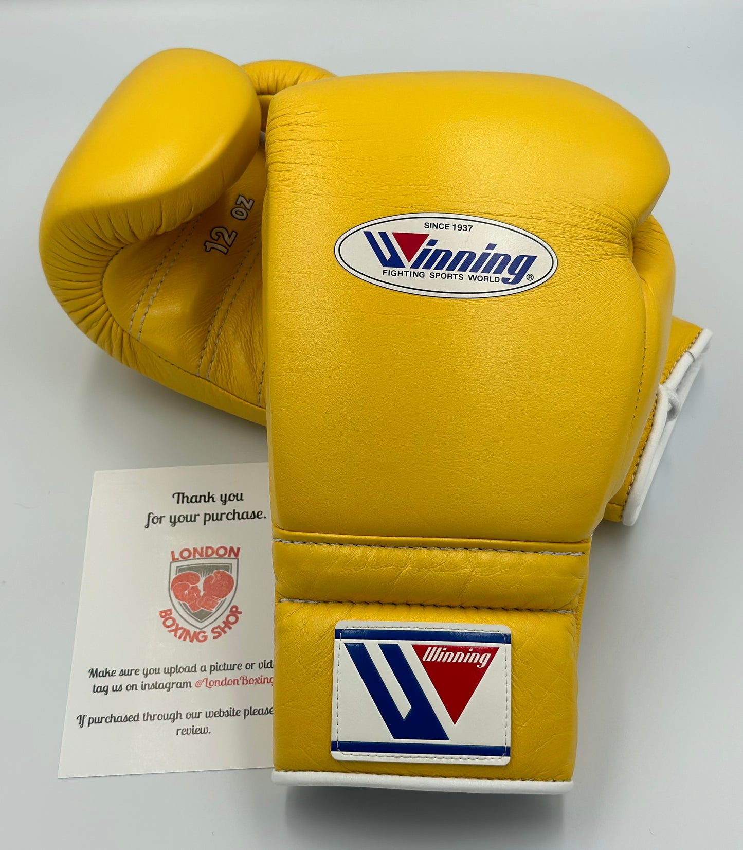 Yellow Custom Winning Sparring Gloves
