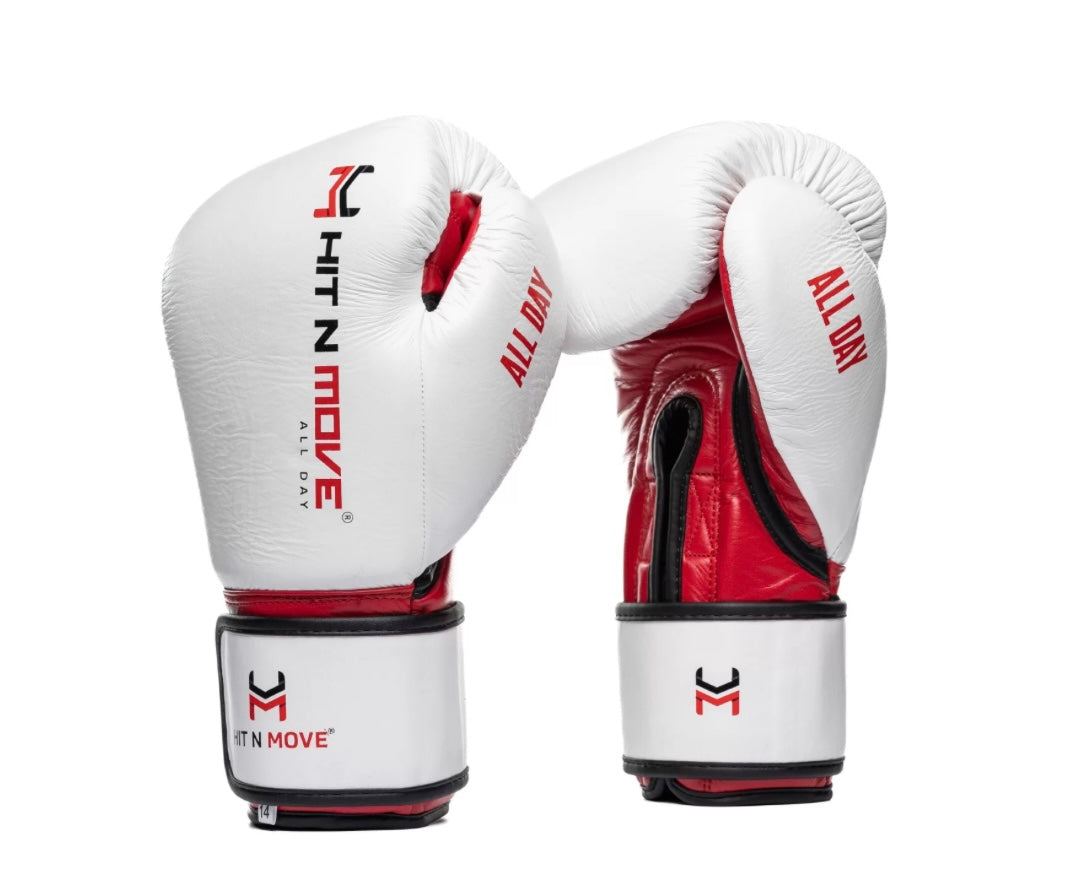 Hit N Move Pro Agility Velcro Gloves (Click For More Colour Options)