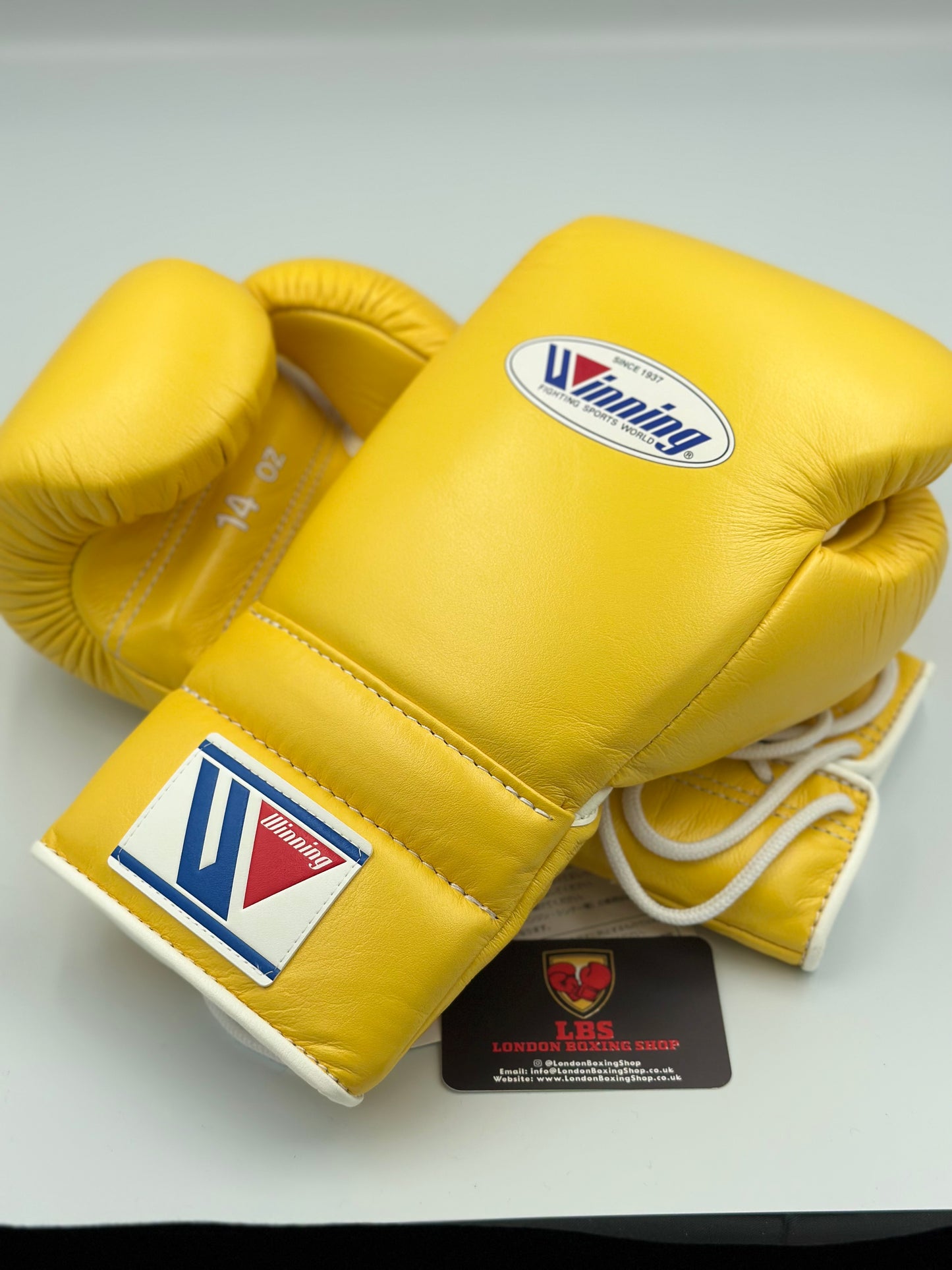 Yellow Custom Winning Sparring Gloves