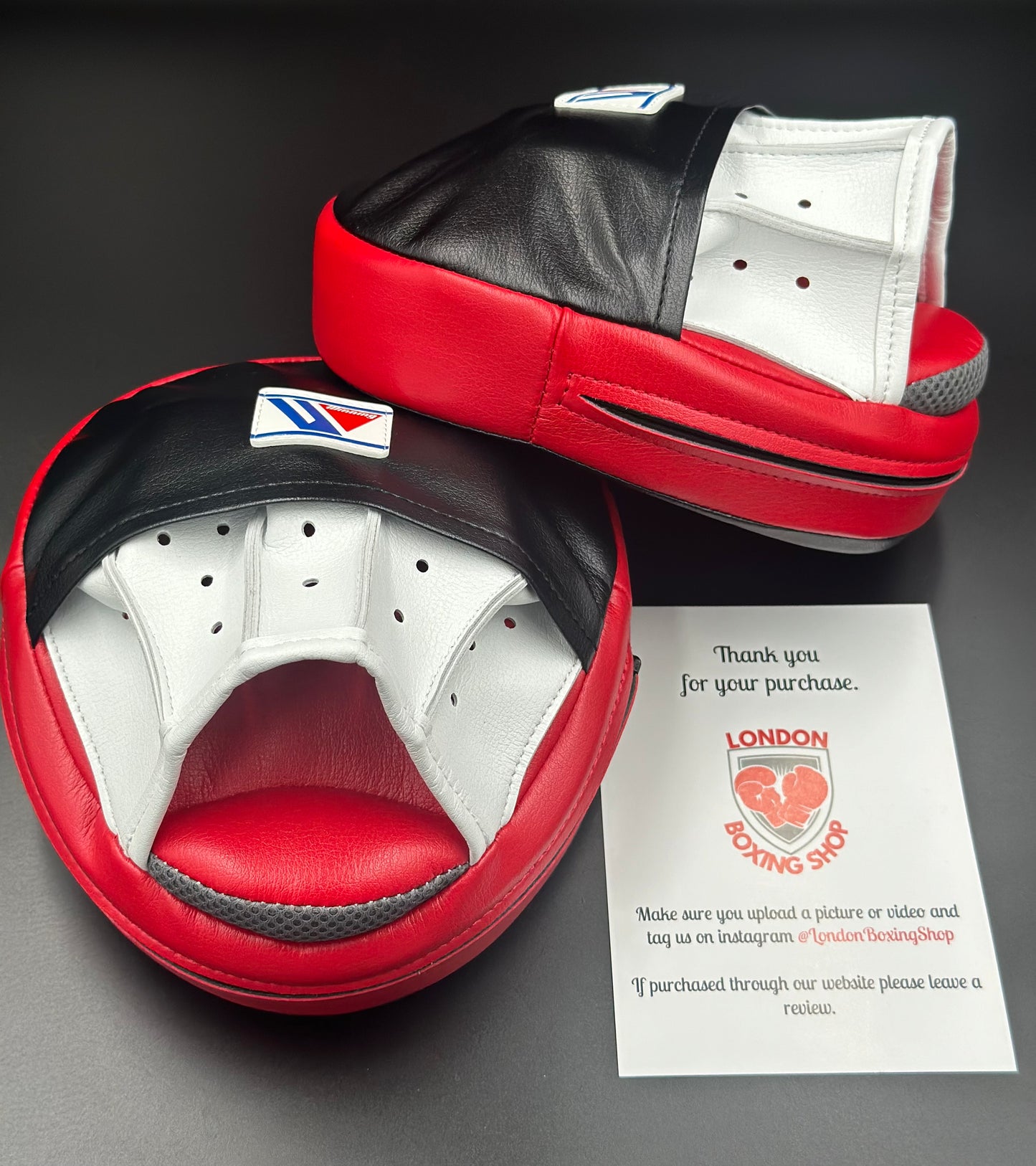 Red/Black/White Special Custom Roach Pads