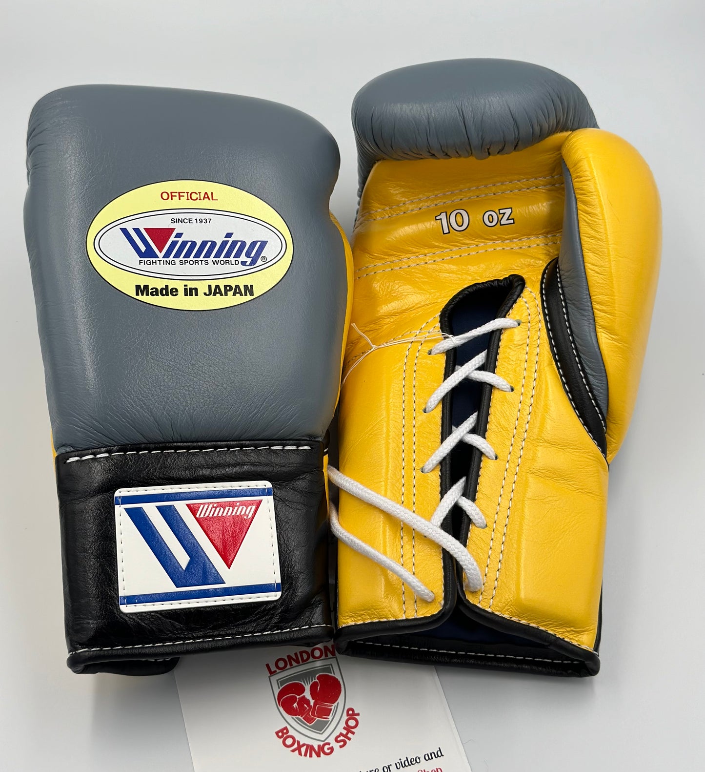 *Inoue* FULL Custom Winning Fight Gloves with added Black Piping