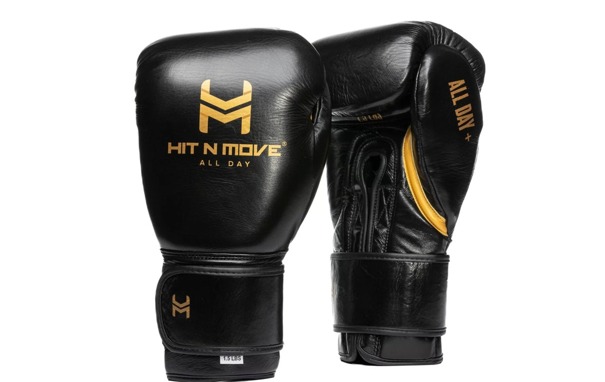 24oz Conditioning Gloves Velcro Black