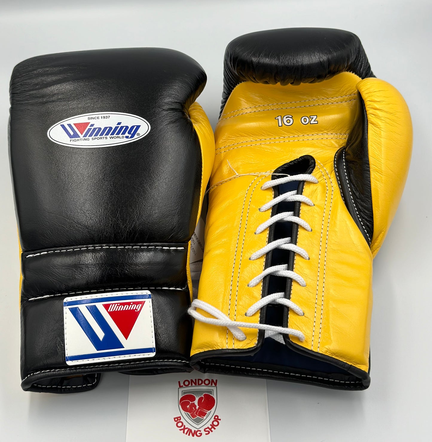 Black/Yellow Custom Winning Sparring Gloves