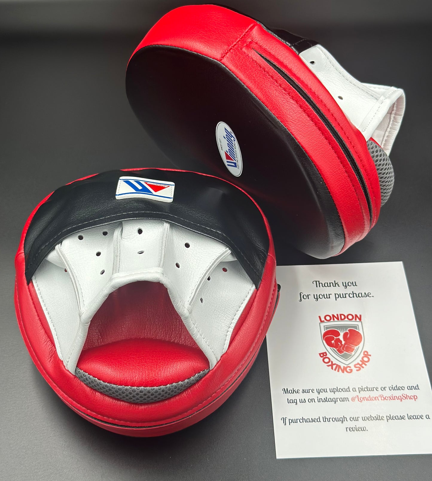 Red/Black/White Special Custom Roach Pads