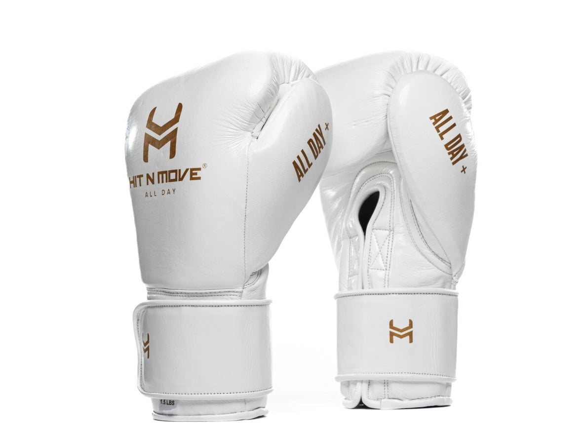 24oz Conditioning Gloves Velcro White