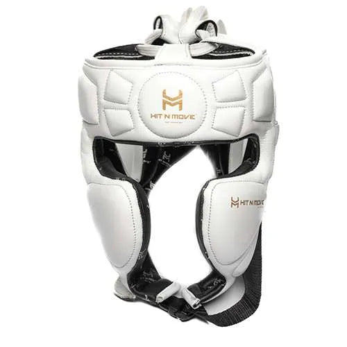 Hit n Move Air Armor Precision Head Guard WHITE