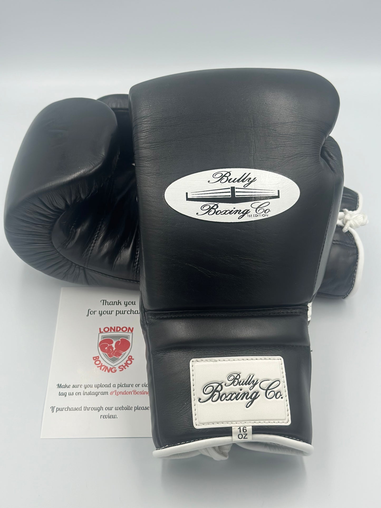 Black Sparring Gloves Bully Boxing