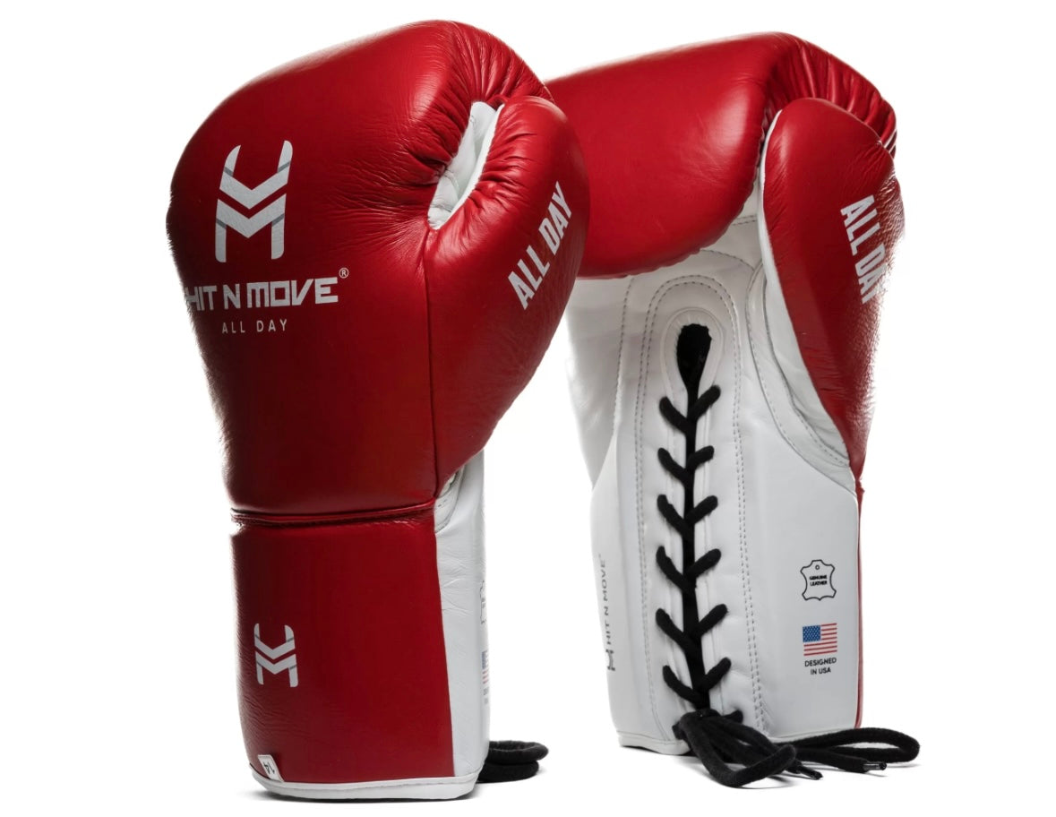 Hit N Move Pro Agility Lace Up Gloves (Click for more colour options)
