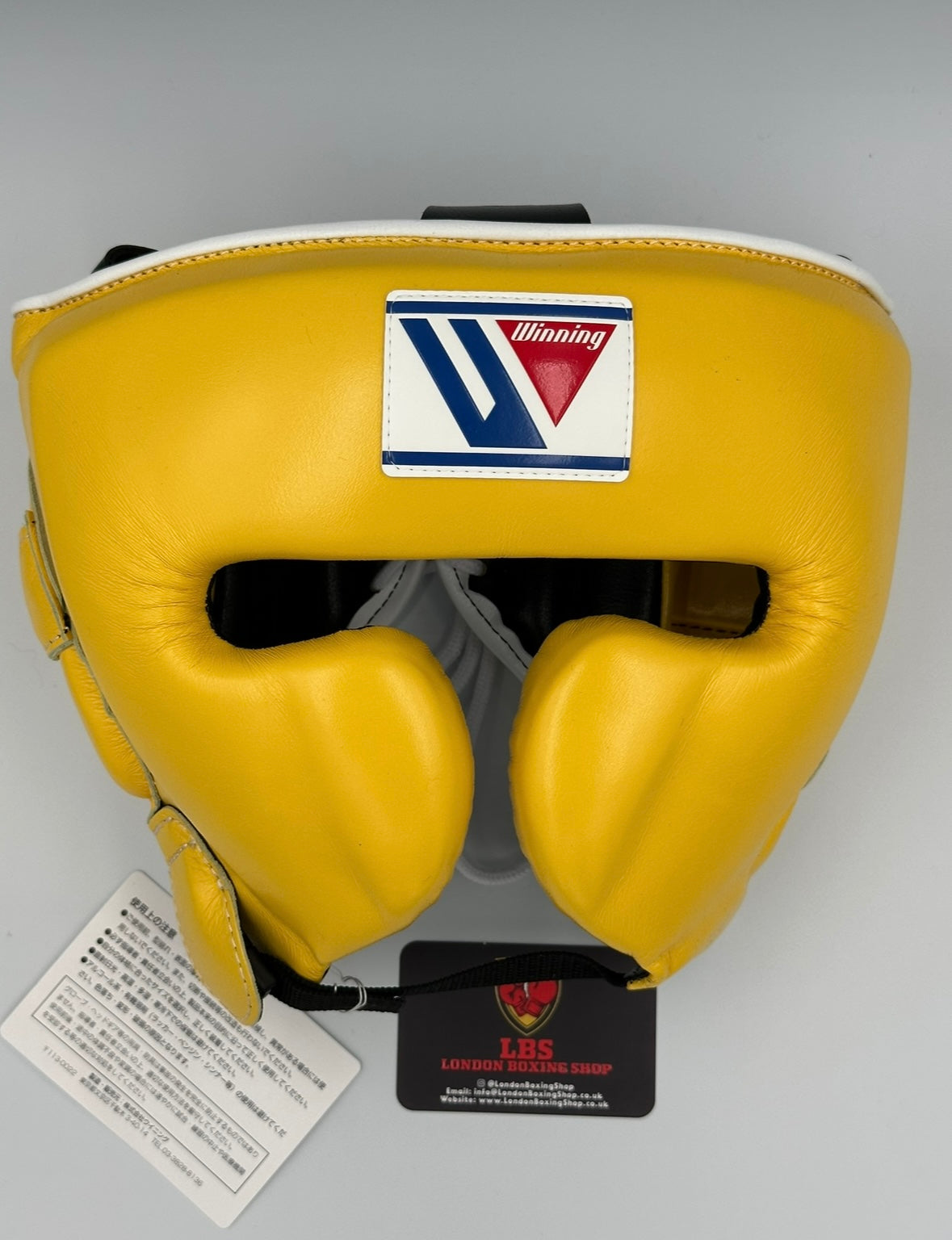 Custom Yellow Winning Head Guard