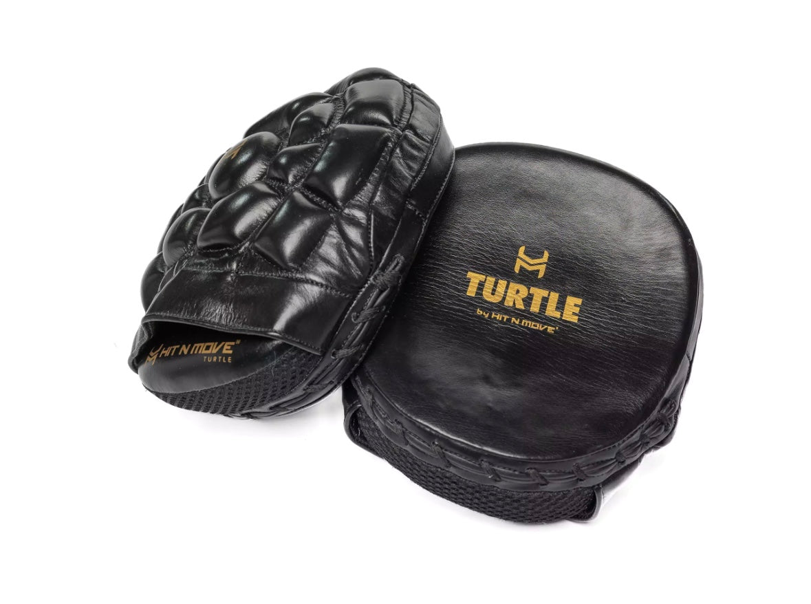 Hit N Move Curved Micro Turtle Black (Firm-Thin-Flat)