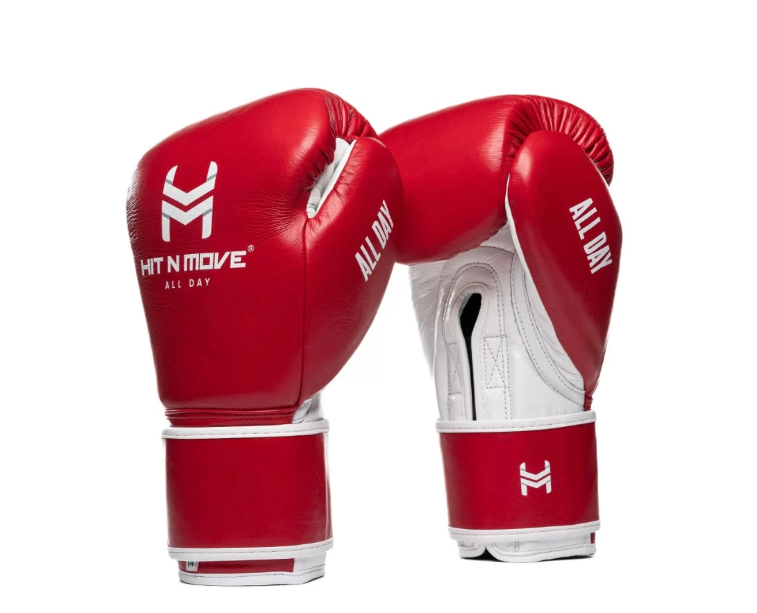 Hit N Move Pro Agility Velcro Gloves (Click For More Colour Options)