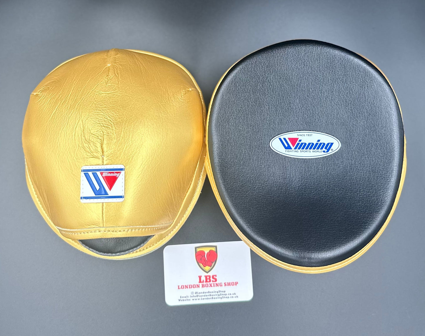 Gold Custom Winning Roach Pads with full hand covers