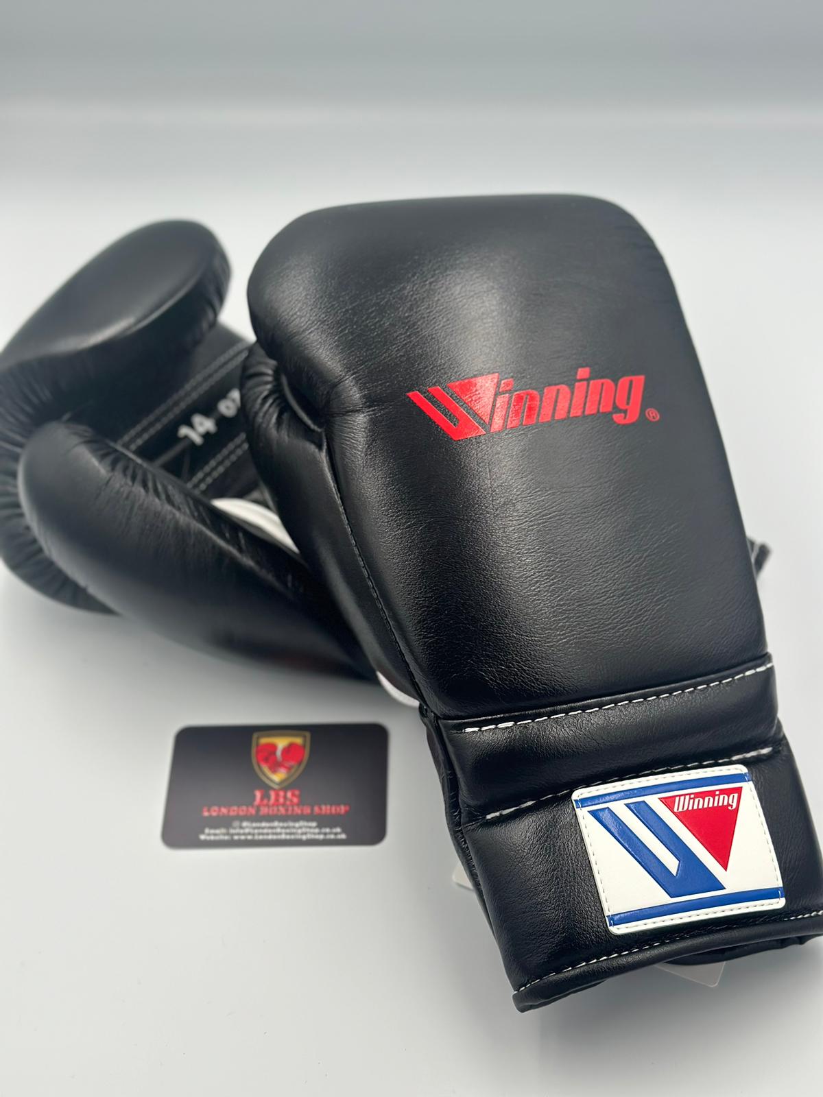Black Discontinued Winning Sparring Gloves
