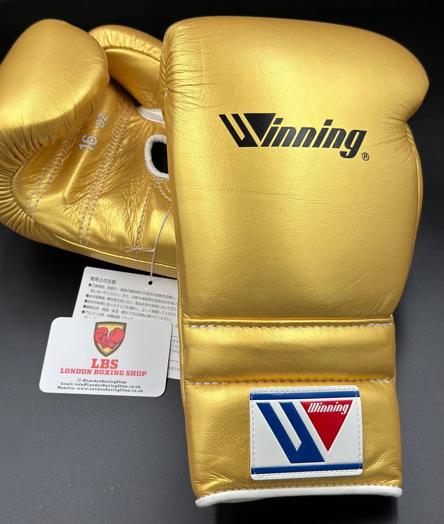Gold Discontinued Winning Sparring Gloves