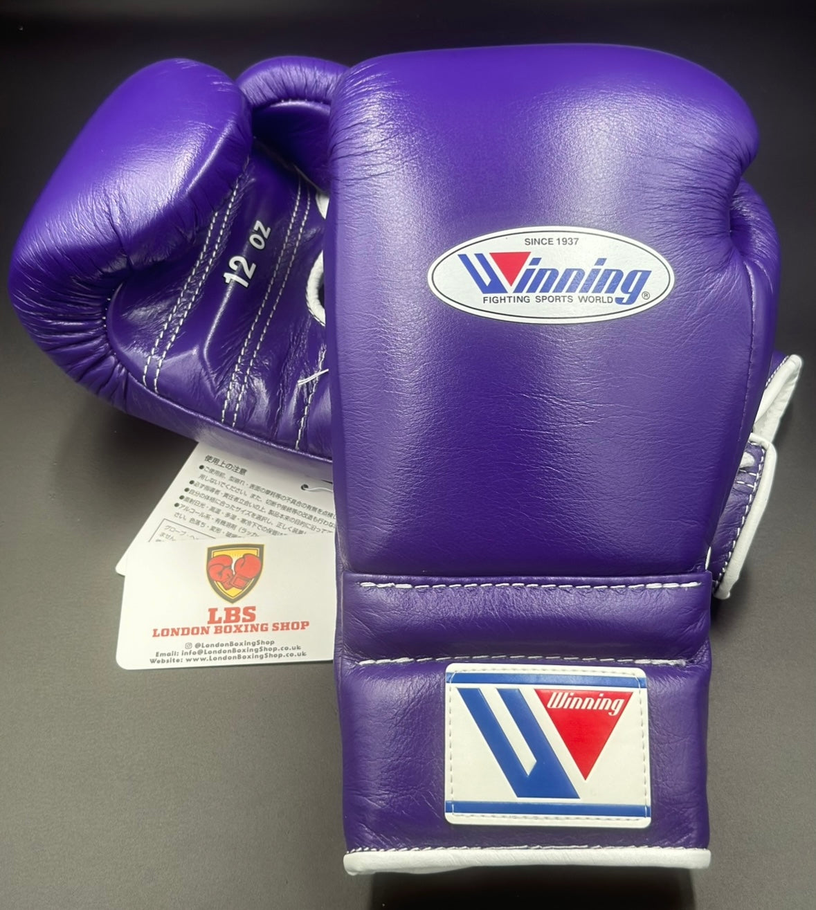 Purple Custom Winning Sparring Gloves