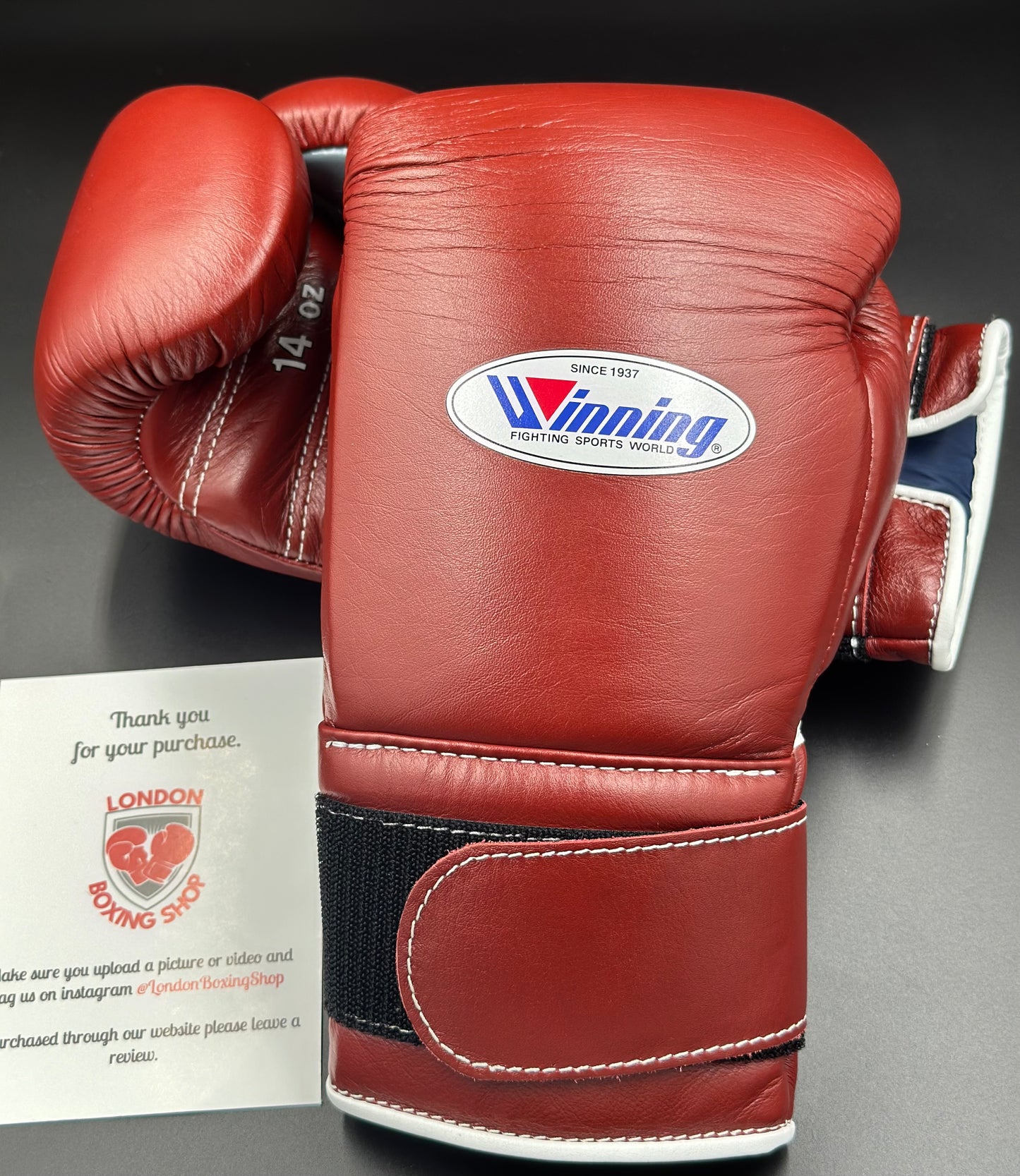 Brown/Grey Velcro Custom Winning Sparring Gloves