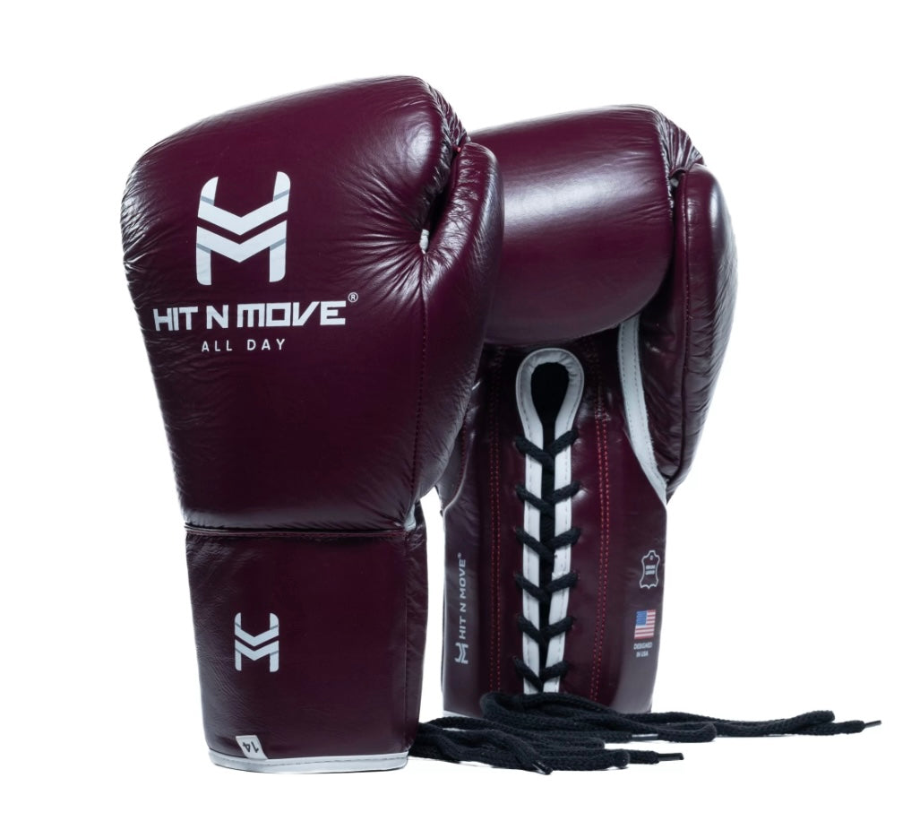 Hit N Move Pro Agility Lace Up Gloves (Click for more colour options)