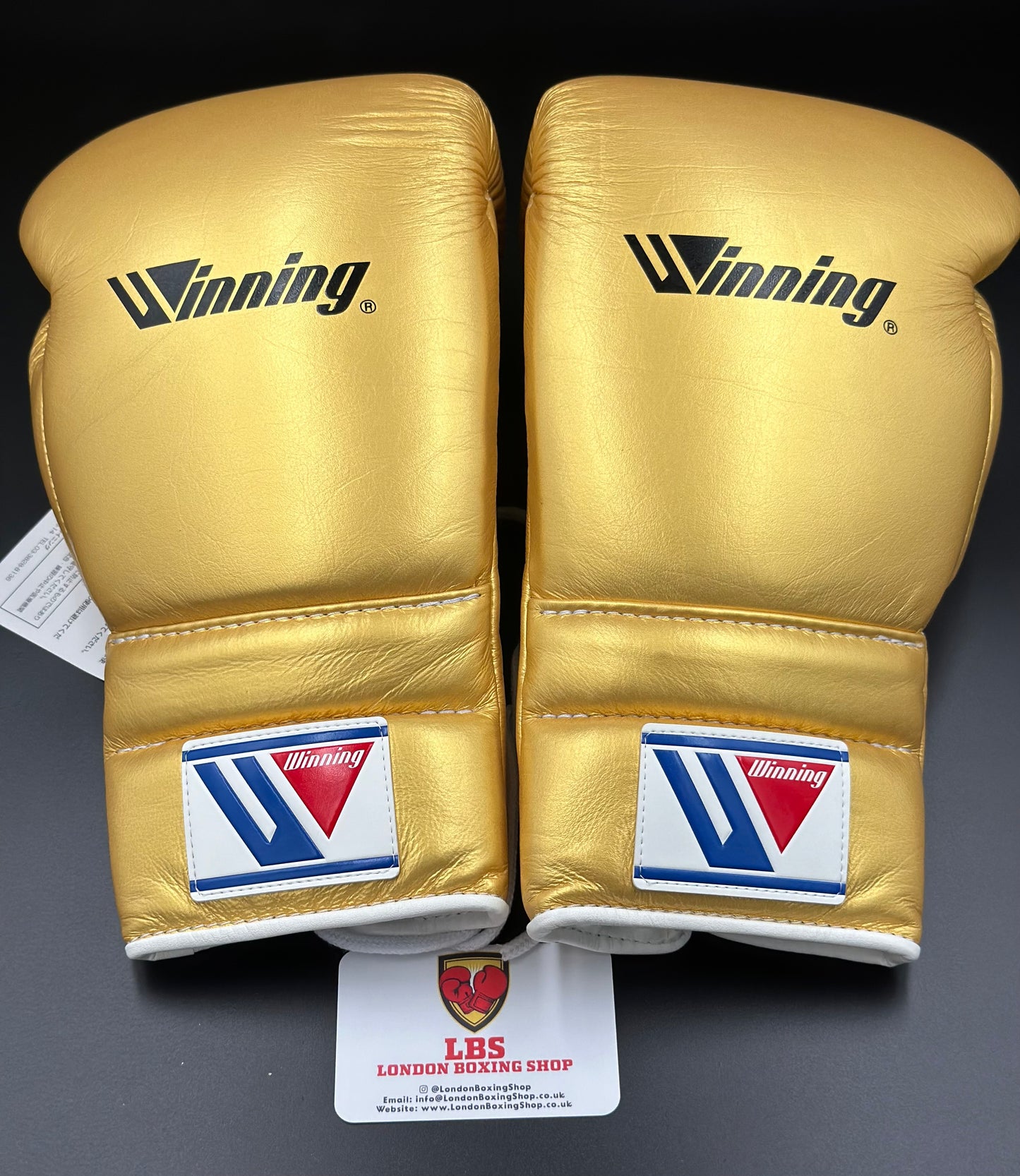 Gold Discontinued Winning Sparring Gloves