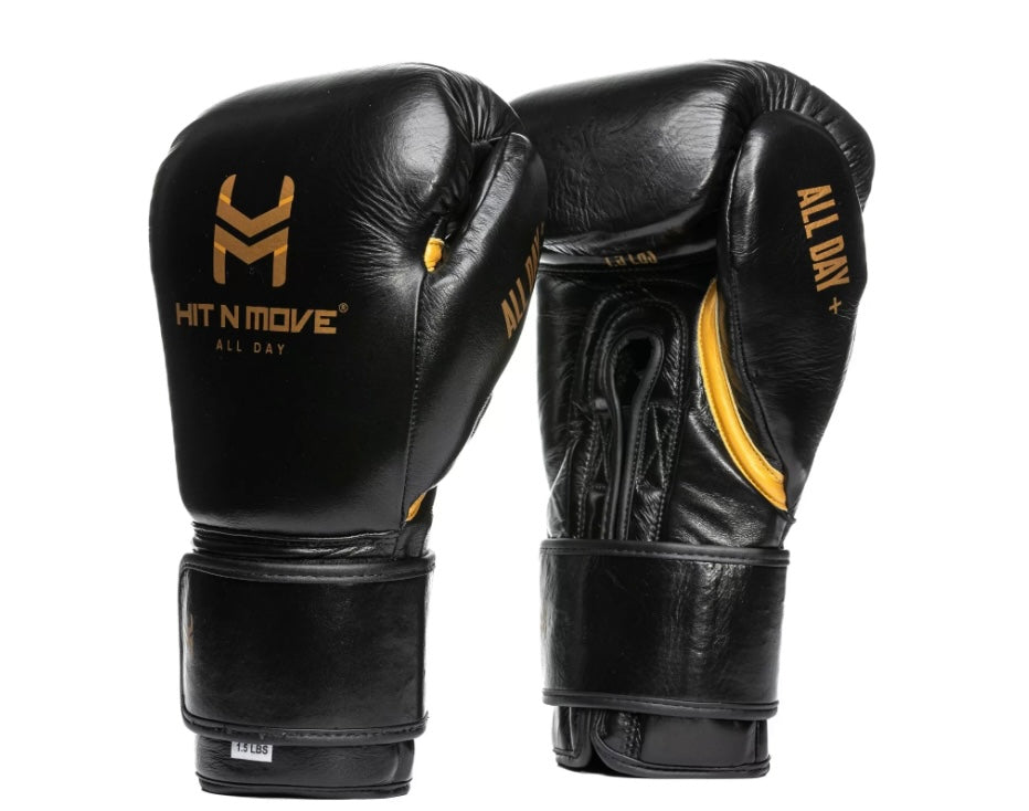 24oz Conditioning Gloves Velcro Black