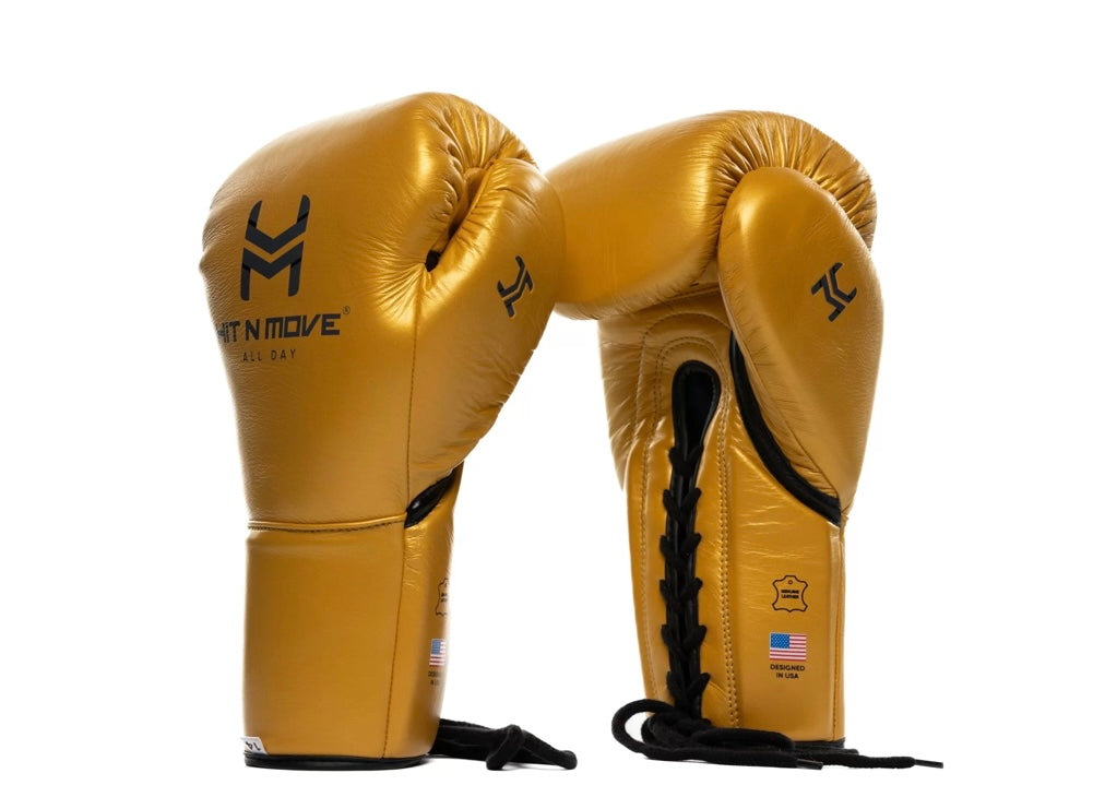 Hit N Move Pro Balance Lace Up Gloves (Click For More Colour Options)