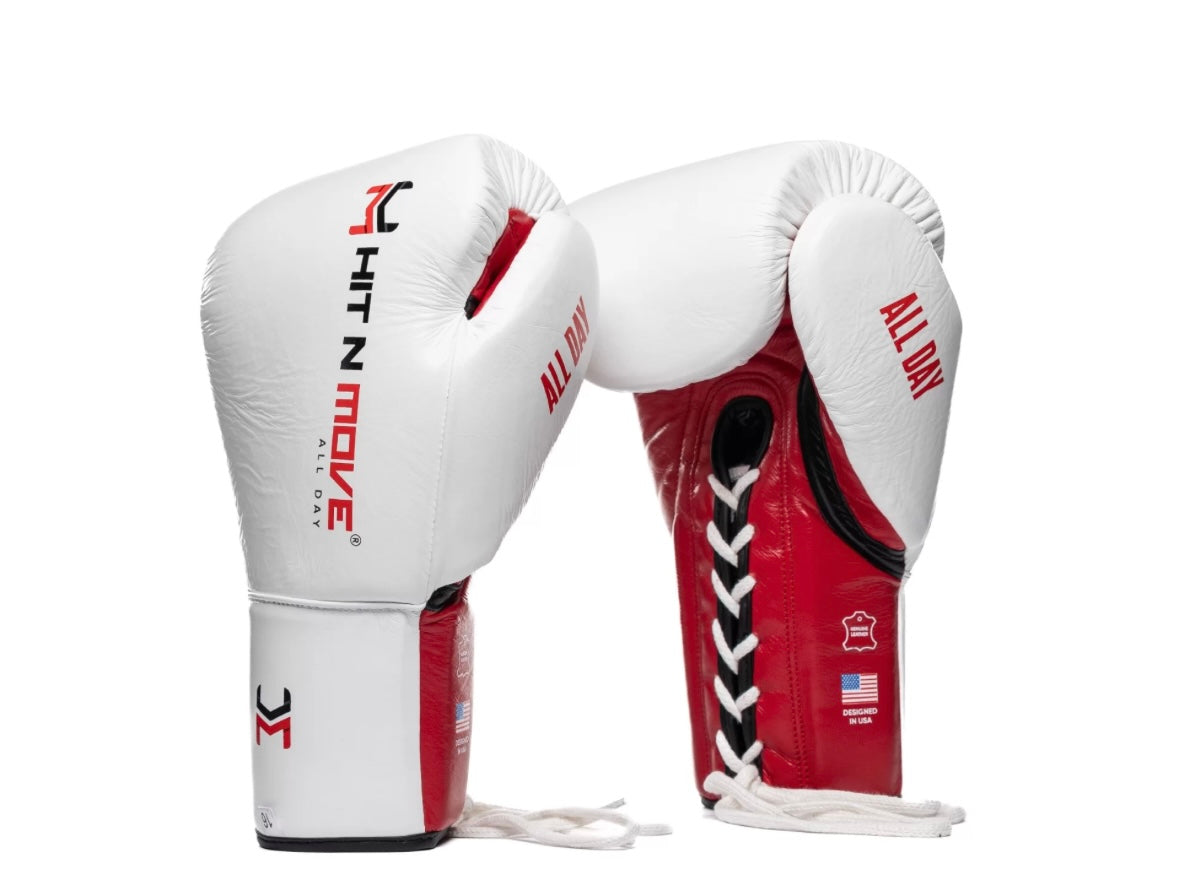 Hit N Move Pro Agility Lace Up Gloves (Click for more colour options)