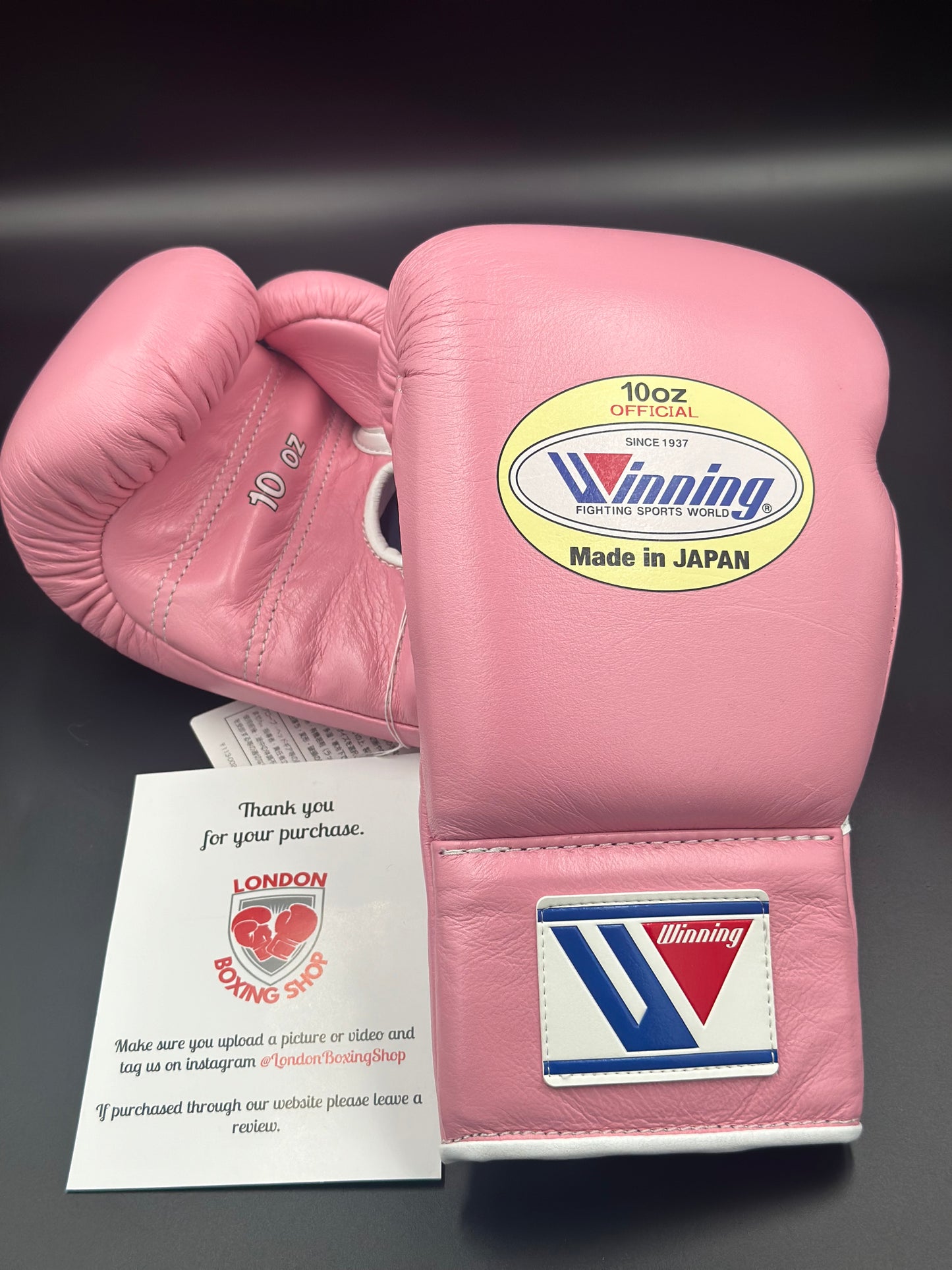 Pink Custom Winning Pro Fight Gloves