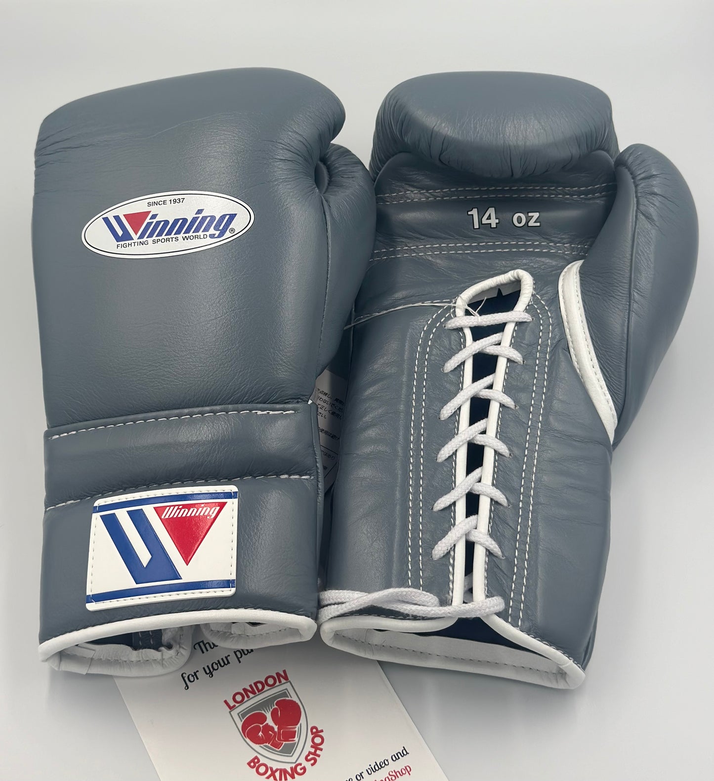 Grey Custom Winning Sparring Gloves