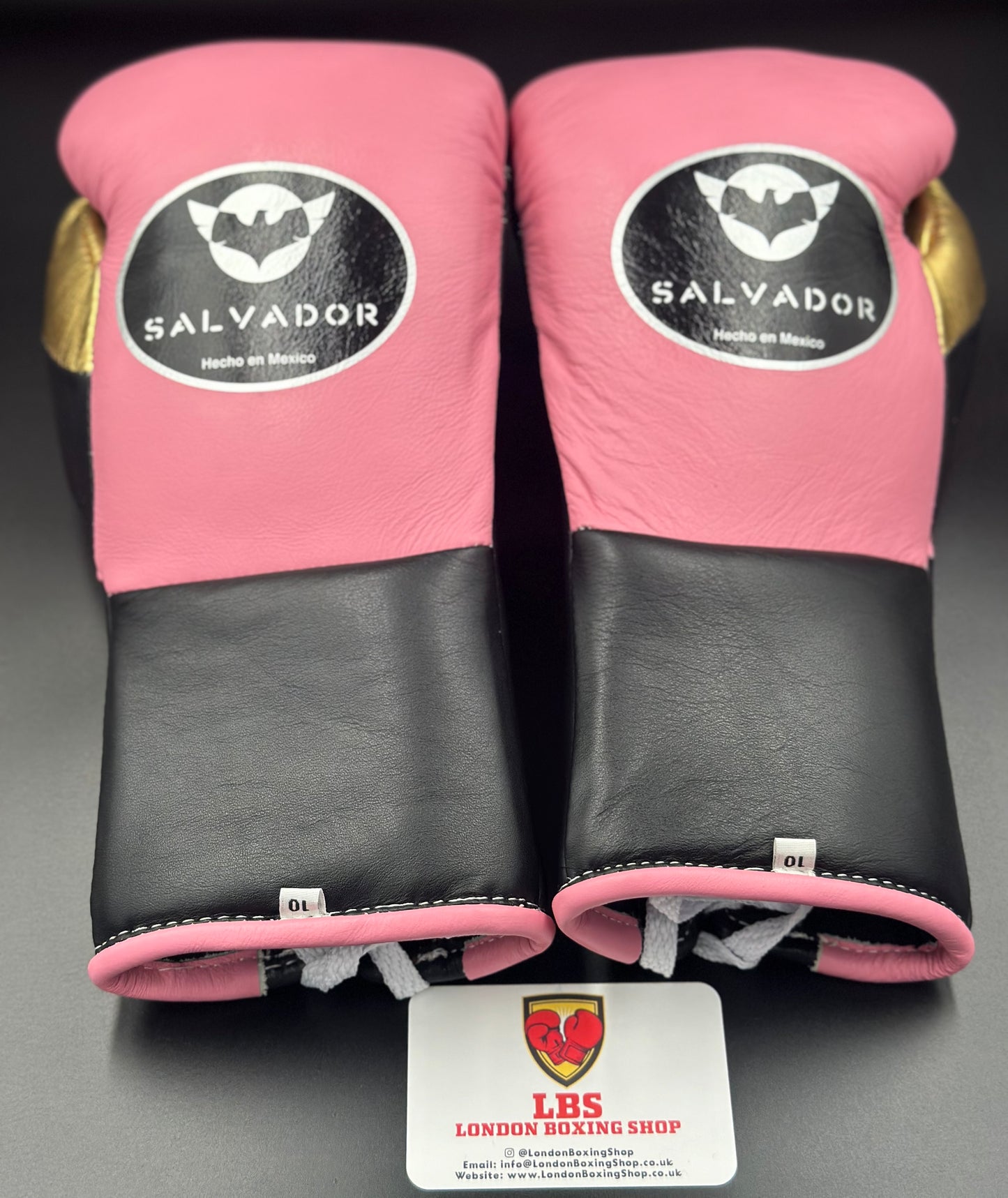 Salvador Pro Fight Gloves Pink/Black/Gold