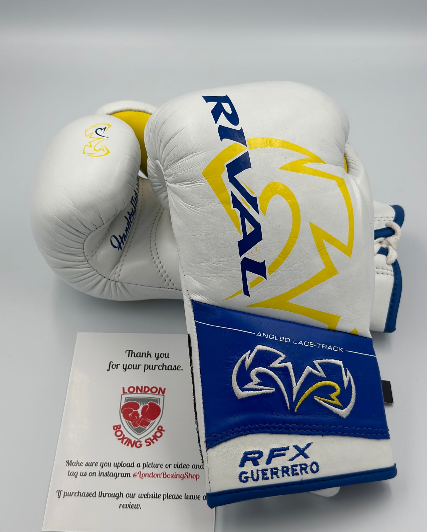 Custom Rival RFX Guerrero Pro Fight Gloves (Usyk Colours)