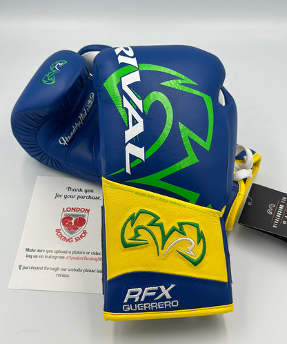 Custom Rival RFX Guerrero Pro Fight Gloves (Brazil Colours)