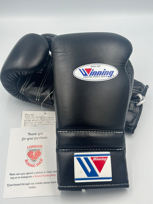 Black Winning Sparring Gloves