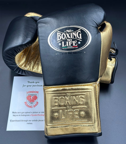 Black/Gold Training Gloves