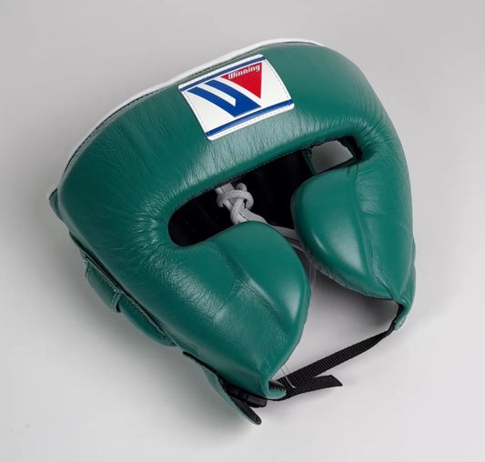 Custom Green Winning Head Guard