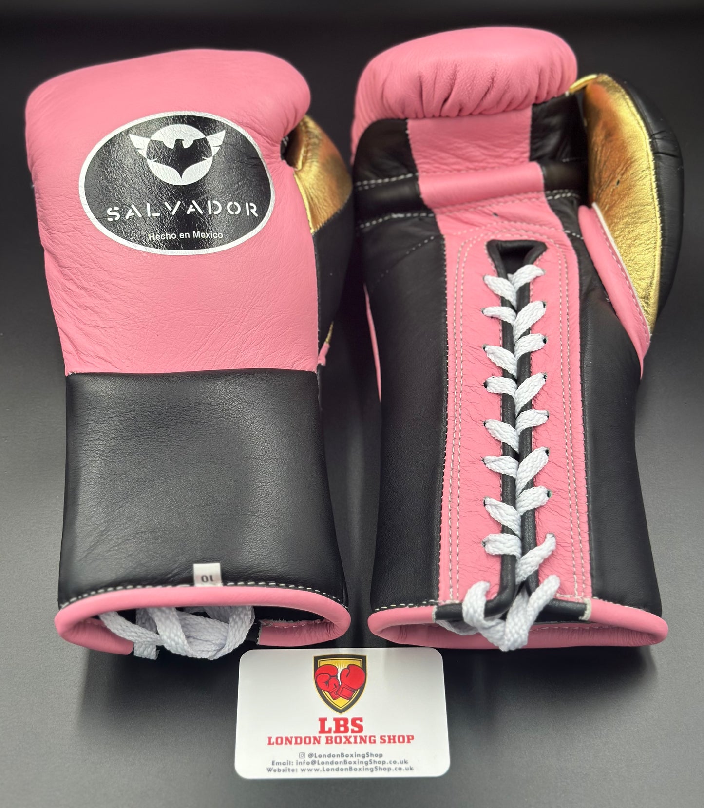 Salvador Pro Fight Gloves Pink/Black/Gold