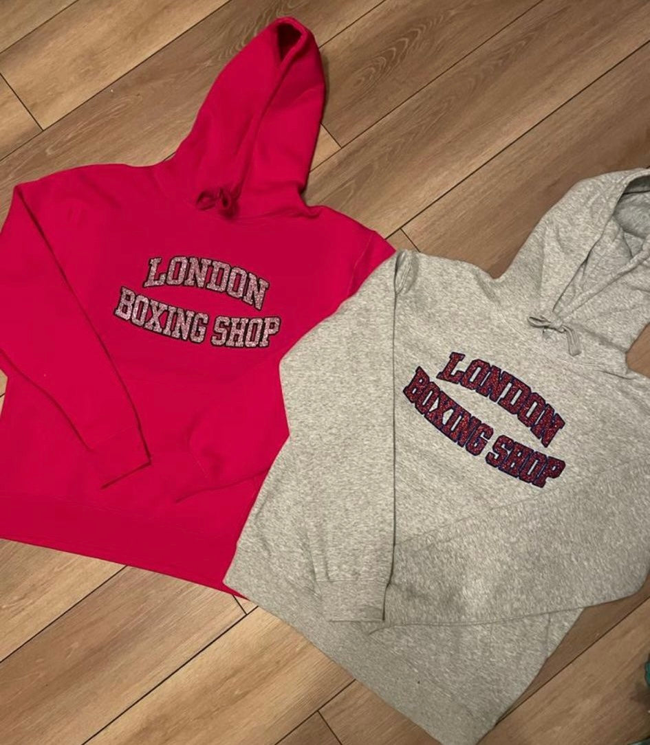 Glitter printed custom hoodies