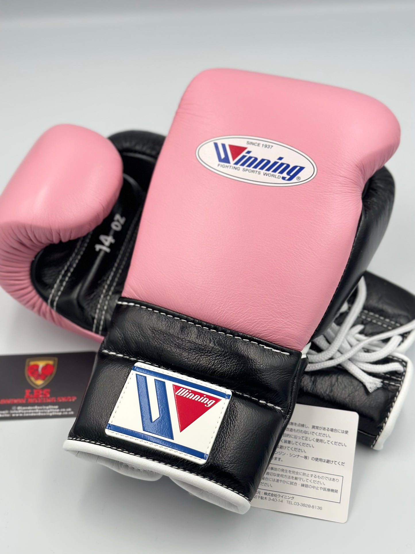 Pink/Black Custom Winning Sparring Gloves