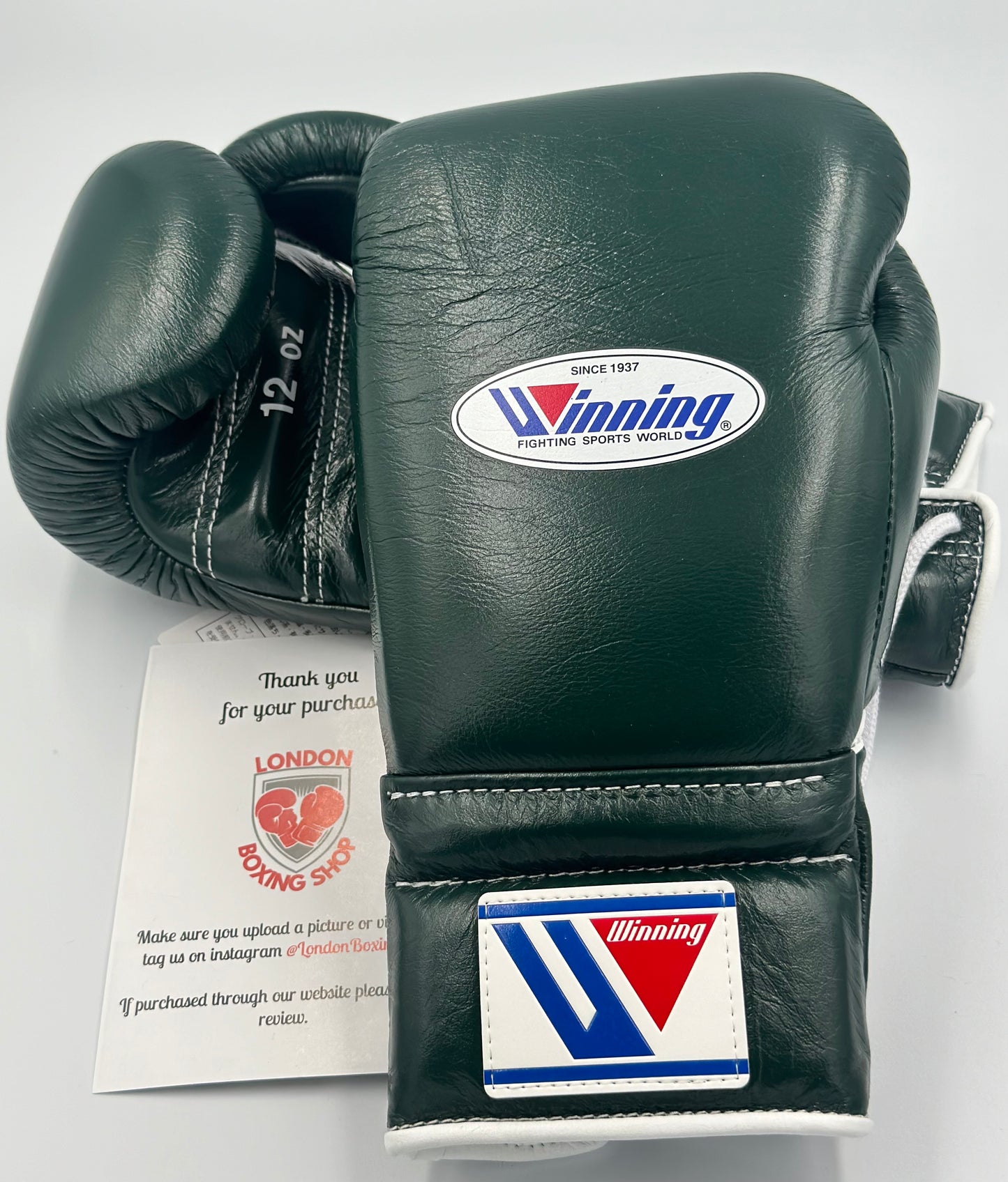 Dark Green Custom Winning Sparring Gloves