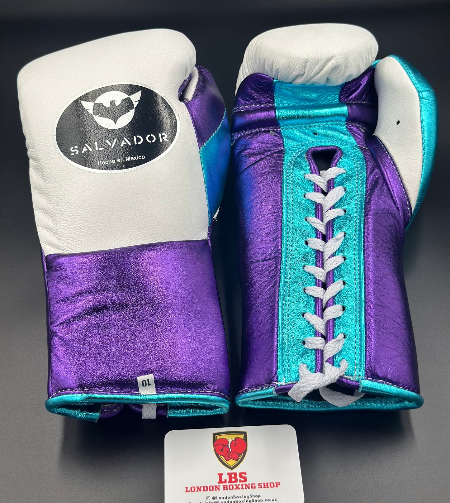 Salvador Pro Fight Gloves White/Purple/Blue