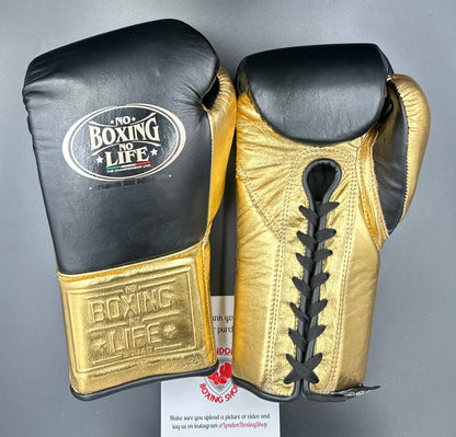 Black/Gold Training Gloves